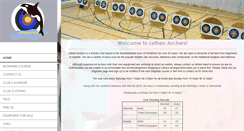 Desktop Screenshot of lethenarchers.com