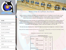 Tablet Screenshot of lethenarchers.com